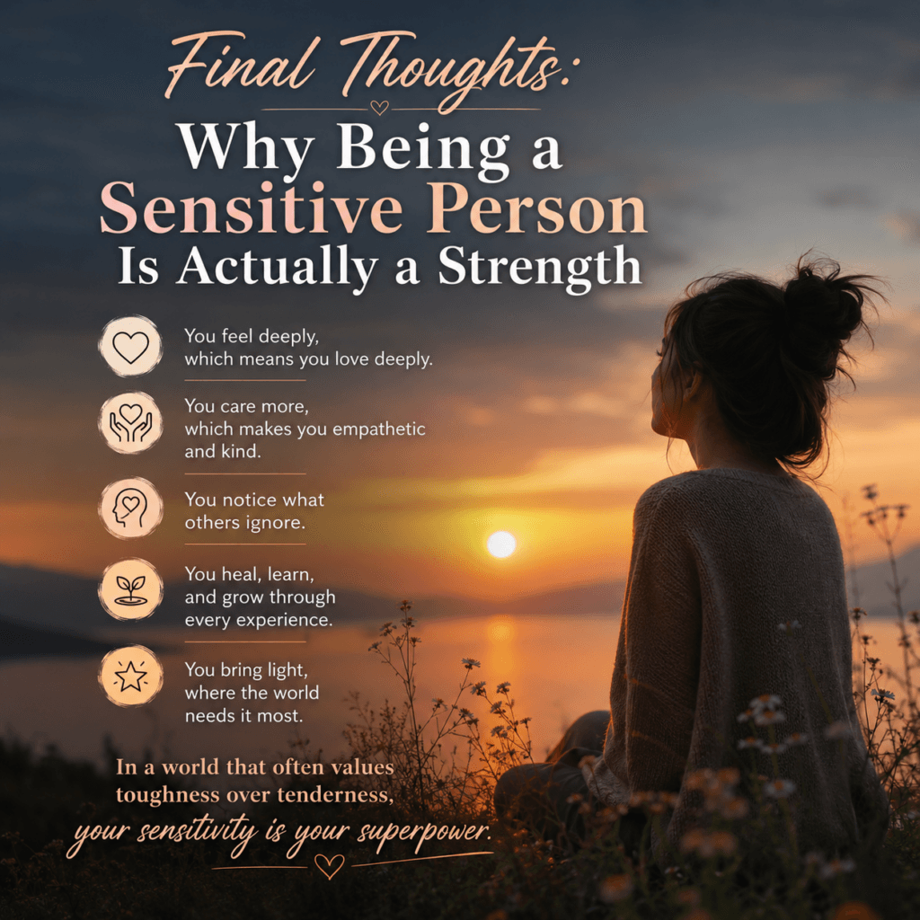 **Why do sensitive people feel everything so deeply?** Explore the hidden strength of highly sensitive people, emotional sensitivity, empathy, overthinking, and deep emotional connection in a world that often misunderstands soft hearts. Discover why being sensitive is not weakness but emotional strength.