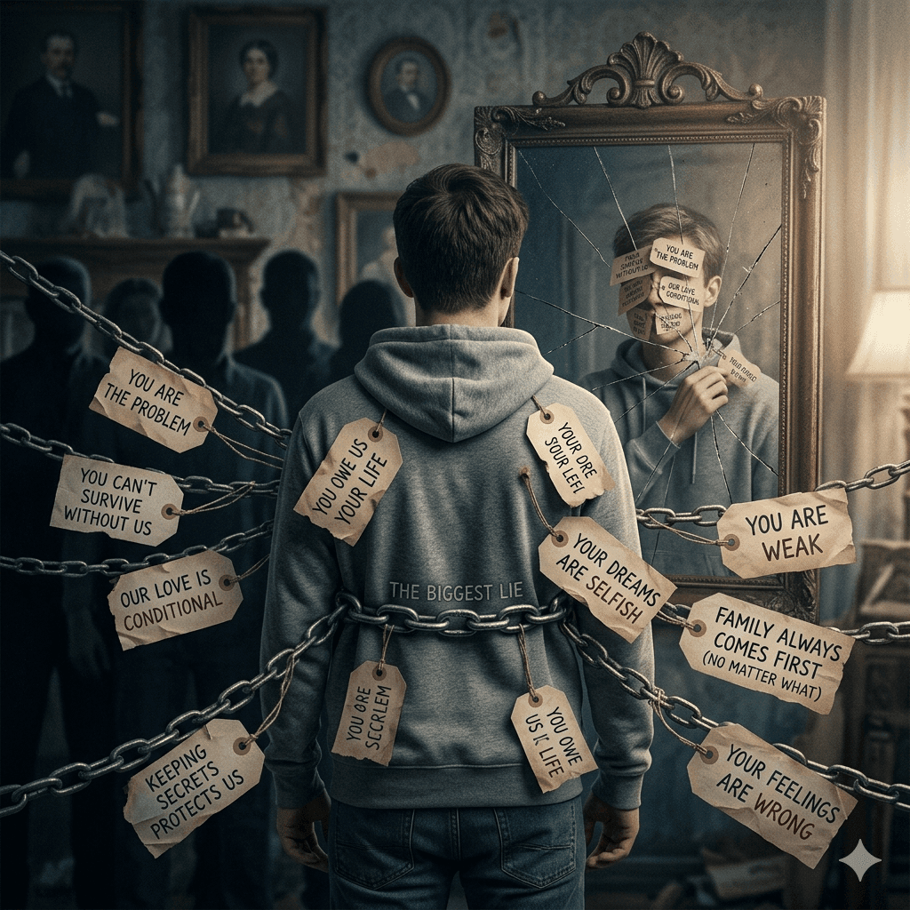 Toxic family and mental health struggles affecting a young adult